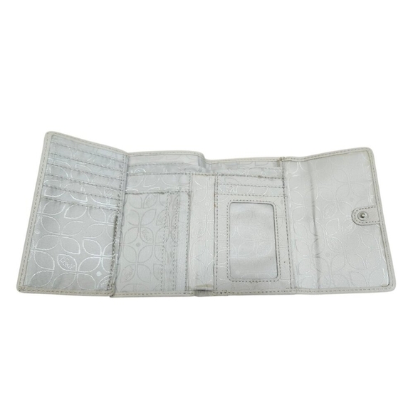 Fossil Wallet Leather White Women's - Picture 4 of 8